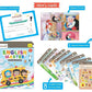 Braintastic Educational Game: English Master (6-99 Years) / Write & Wipe Reusable Activity Sheets/Kids Toy/ Free Puzzle