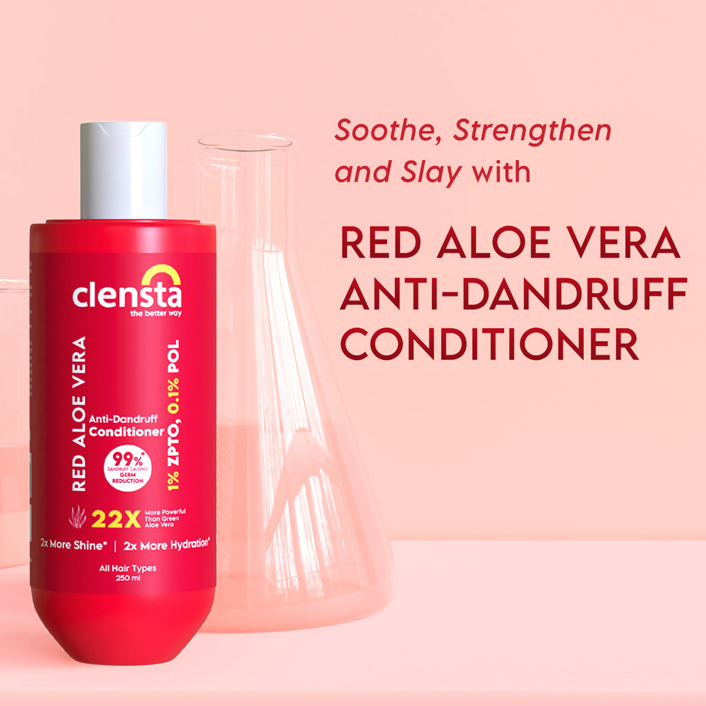Clensta Red Aloe Vera Anti-Dandruff Conditioner | Swadesiicart