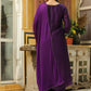 Janasya Purple Silk Blend Yoke Embroidery Kurta,Bottom & Dupatta | Swadesiicart