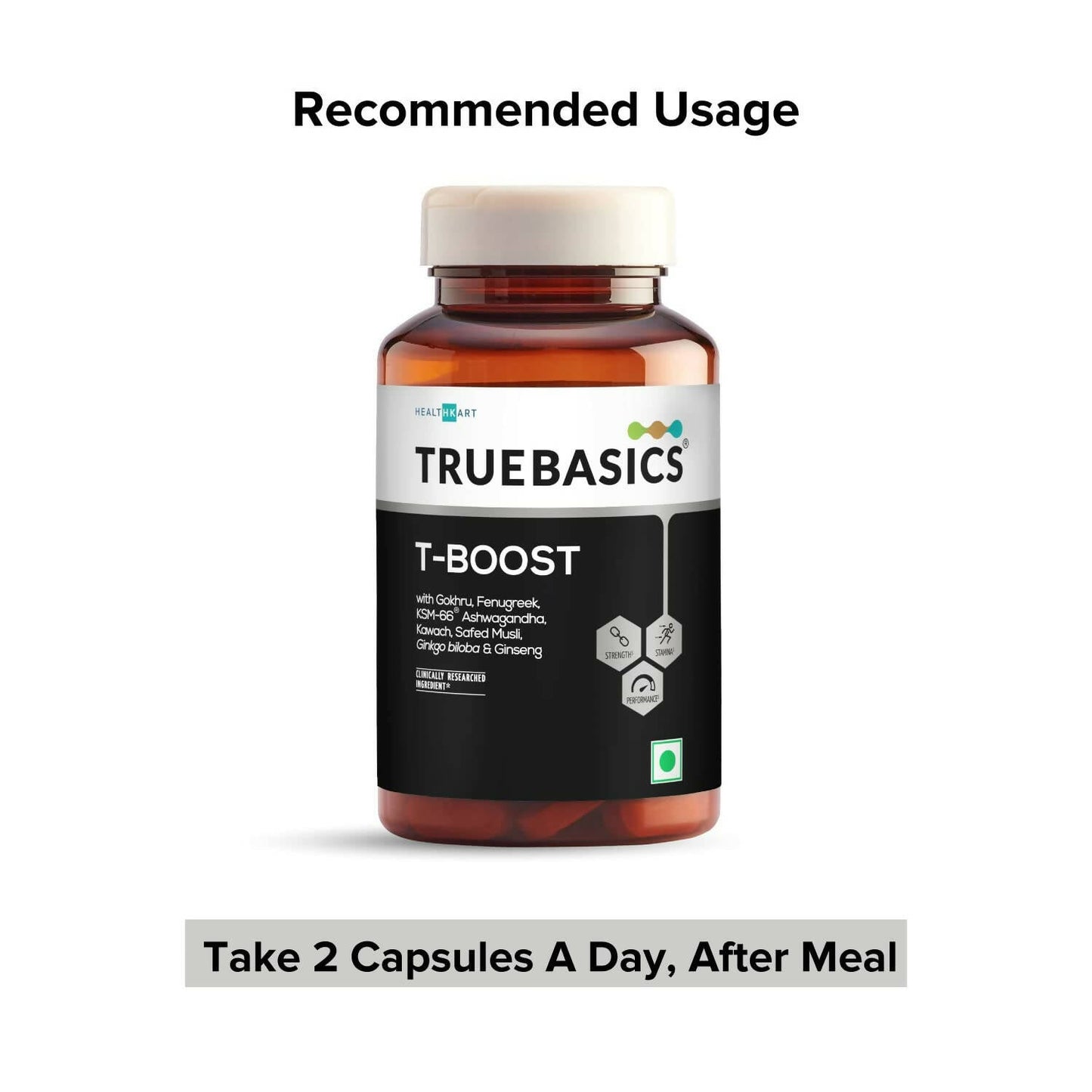 TrueBasics T-Boost Tablets for Men - Swadesiicart