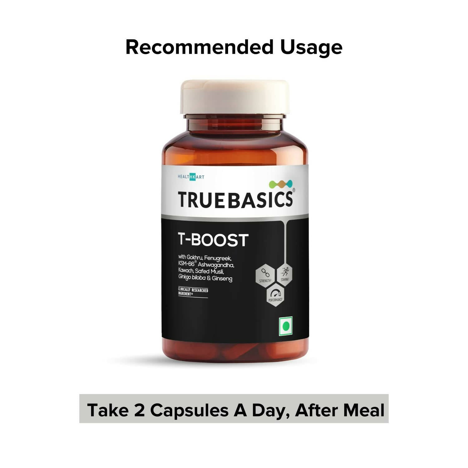 TrueBasics T-Boost Tablets for Men - Swadesiicart