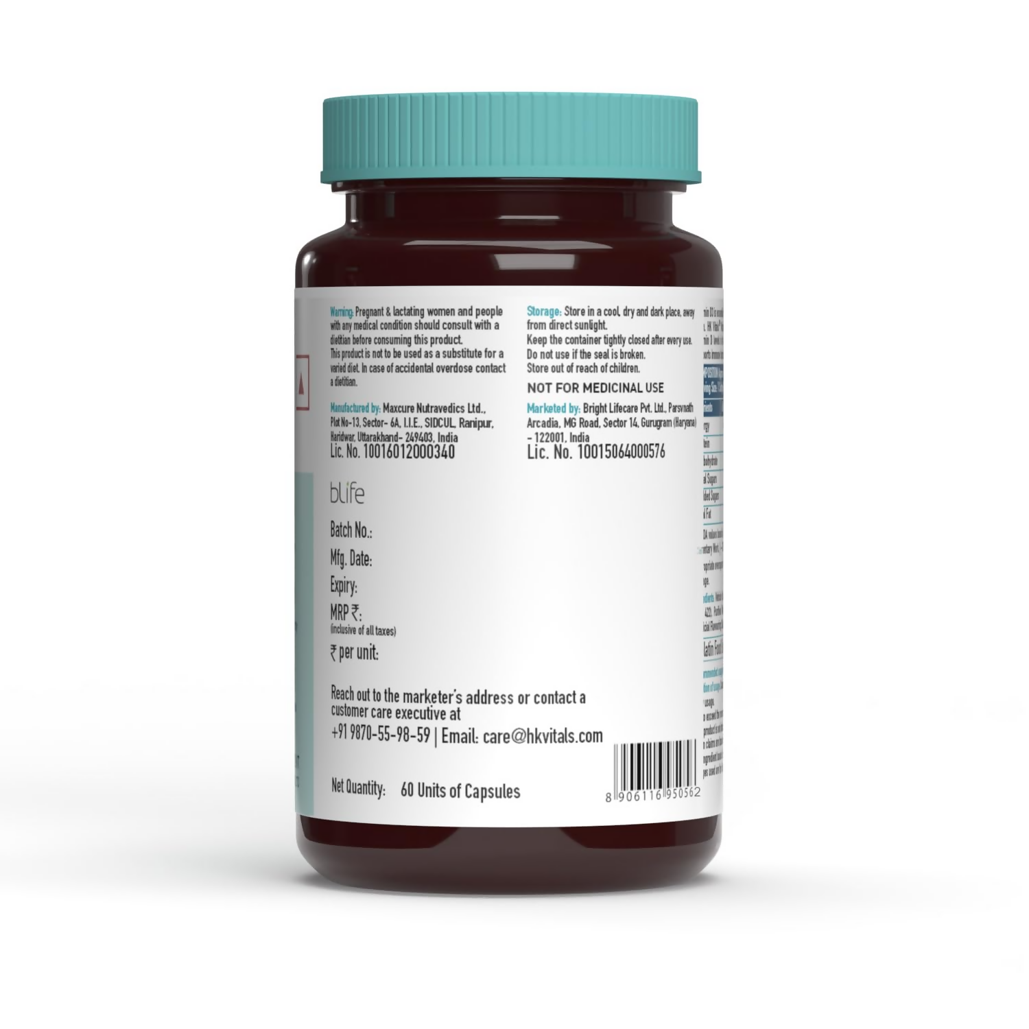 HK Vitals Vitamin D3 Capsules - Swadesiicart