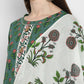 NOZ2TOZ Women's Block Print Green Kurta & Pant With Dupatta Set- (3pcs Set) - Swadesiicart