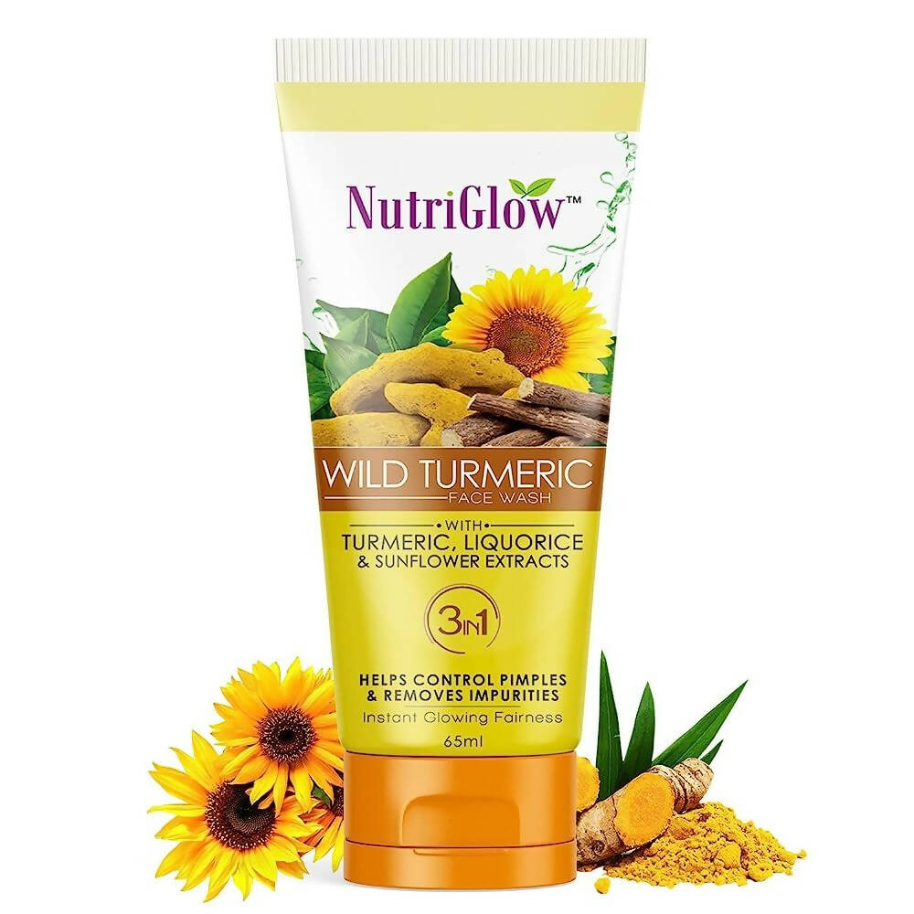 NutriGlow Wild Turmeric Face Wash - Nutriglow Cosmetics