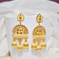 Beige Traditional Gold-Polished Elephant Design Kundan Jhumka Jhumki Earrings Indian Jewellery For Women & Girls By House of Ree - Swadesiicart