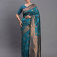 Shree Shyam Fashion Silk Teal Blue Saree