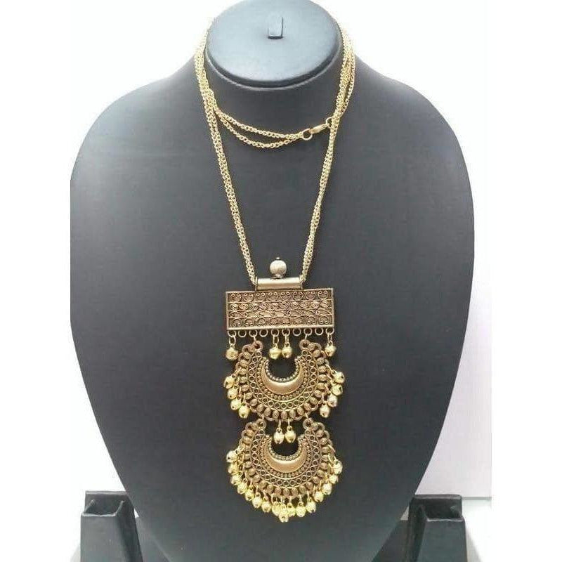 MS Fashion India Latest Design Gold Pendent Necklace For Women | Swadesiicart