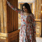 Aayaa Georgette Gown With Heavy Digital Print - Multi Color