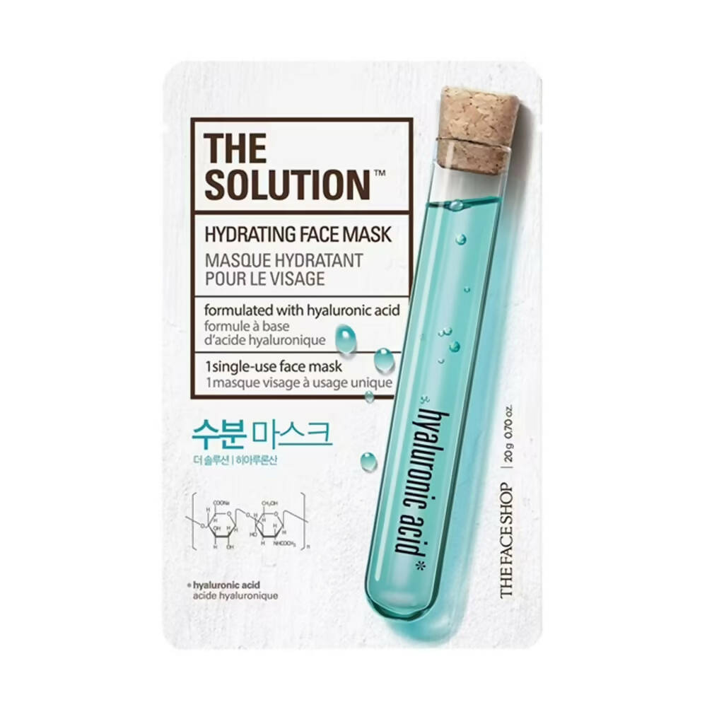 The Face Shop The Solution Hydrating Face Mask - Korean Skincare | Swadesiicart