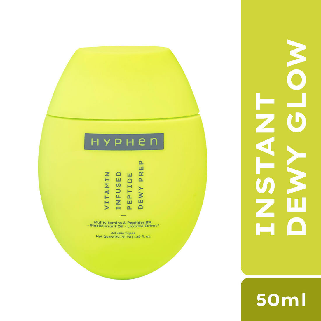 Hyphen By Kriti Sanon Vitamin Infused Peptide Dewy Prep For Visible Dewy Glow Skin Hydration, Nourished & Healthy Skin | Swadesiicart