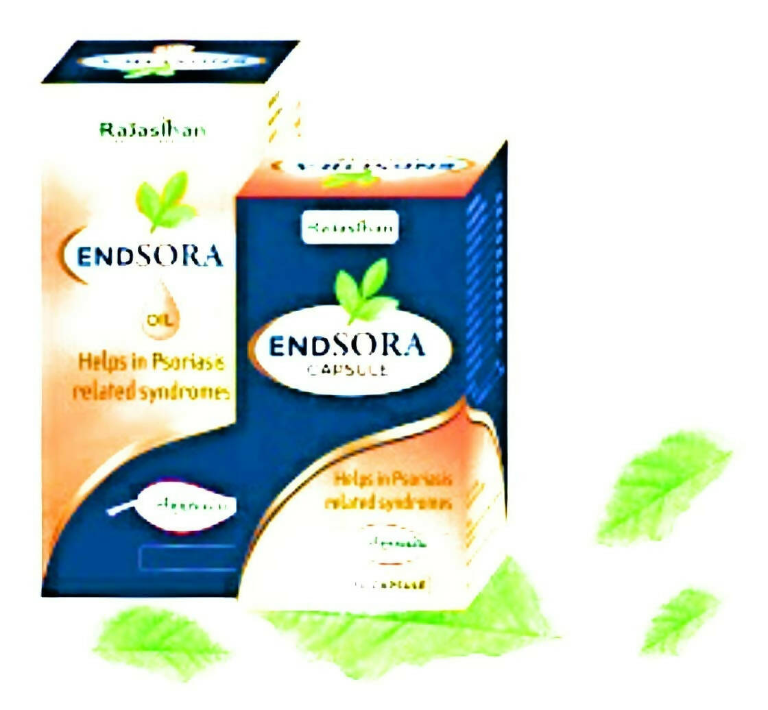 Rajasthan Herbals International Ayurvedic Endsora Capsules & Endsora Oil Combo - Swadesiicart