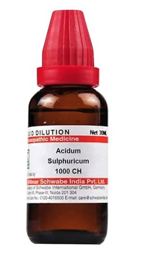 Dr. Willmar Schwabe India Acidum Sulphuricum Dilution | Swadesiicart