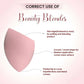 FLiCKA Beauty Blender with Case Pink (Makeup Sponge) - Swadesiicart
