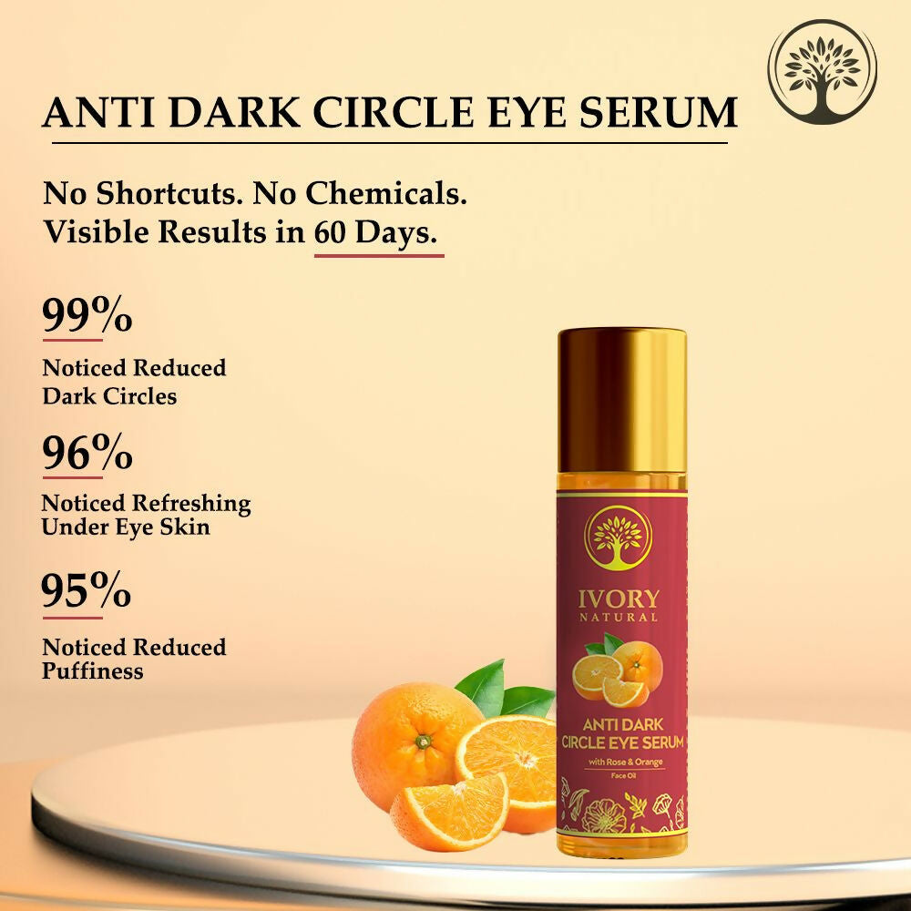 Ivory Natural Dark Circle Eye Serum For Dark Eye Circles, Under-Eye Patches, Swollen Eyes | Swadesiicart