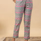 Janasya Green Cambric Ethnic Motifs Co-Ords - Swadesiicart