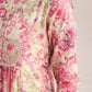 Janasya Pink Cambric Abstract Dress | Swadesiicart