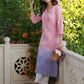 Janasya Bright Cotton Ombre Straight Kurta | Swadesiicart
