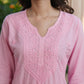 Janasya Bright Cotton Ombre Straight Kurta | Swadesiicart