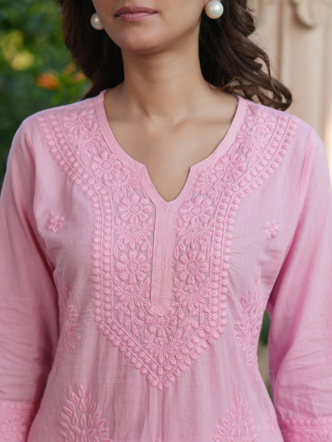 Janasya Bright Cotton Ombre Straight Kurta | Swadesiicart