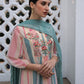 Janasya From Style Master Georgette Floral A-Line Kurta Set | Swadesiicart