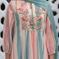 Janasya From Style Master Georgette Floral A-Line Kurta Set | Swadesiicart