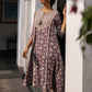 Janasya Purple Cambric Floral Kurta Set | Swadesiicart