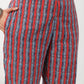Janasya Straight Cambric Red Ethnic Motifs V-Neck Set - Swadesiicart