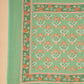 Janasya Regular Cambric Green Ethnic Motifs V-Neck Set - Swadesiicart