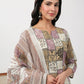 Janasya Regular Cambric Multicolour mix match Notch Neck Set - Swadesiicart