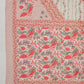 Janasya Straight Cambric Off White Floral V-Neck Set | Swadesiicart