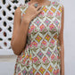 Janasya Light Green Cambric Ethnic Motifs Kurta & Bottom | Swadesiicart