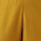Janasya Regular Chinnon Mustard Ethnic Motifs V-Neck Kurta,Bottom & Dupatta | Swadesiicart