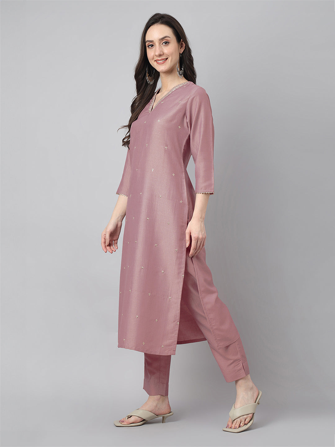 Janasya Bright Regular Kurta Set | Swadesiicart