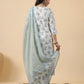 Janasya Bright Cotton Floral Straight Kurta Set | Swadesiicart