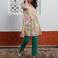 Janasya From Style Master Cotton Floral A-Line Tunic | Swadesiicart