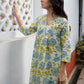 Janasya From Style Master Cotton Floral Regular Tunic | Swadesiicart