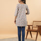 Janasya Off White Cambric Gemometric Tunic | Swadesiicart