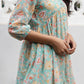 Janasya From Style Master Georgette Floral Gathered Tunic | Swadesiicart