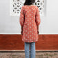 Janasya From Style Master Georgette Floral Regular Tunic | Swadesiicart