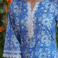 Janasya Light Cotton Floral Straight Top & Bottom Set | Swadesiicart