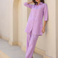 Janasya Light Cotton Solid A-Line Top & Bottom Set | Swadesiicart