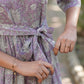 Janasya Light Cotton Floral Tiered Dress | Swadesiicart