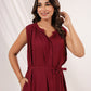 Janasya Dark Rayon Solid A-Line Dress | Swadesiicart