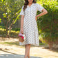 Janasya Light Cotton Floral Shirt Dress Dress | Swadesiicart