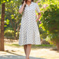 Janasya Light Cotton Floral Shirt Dress Dress | Swadesiicart