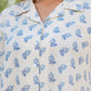 Janasya Light Cotton Floral Shirt Dress Dress | Swadesiicart