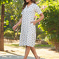 Janasya Light Cotton Floral Shirt Dress Dress | Swadesiicart