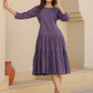 Janasya Light Cotton Solid A-Line DRESS | Swadesiicart