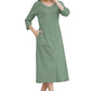 Janasya Light Cotton Solid Straight Dress | Swadesiicart