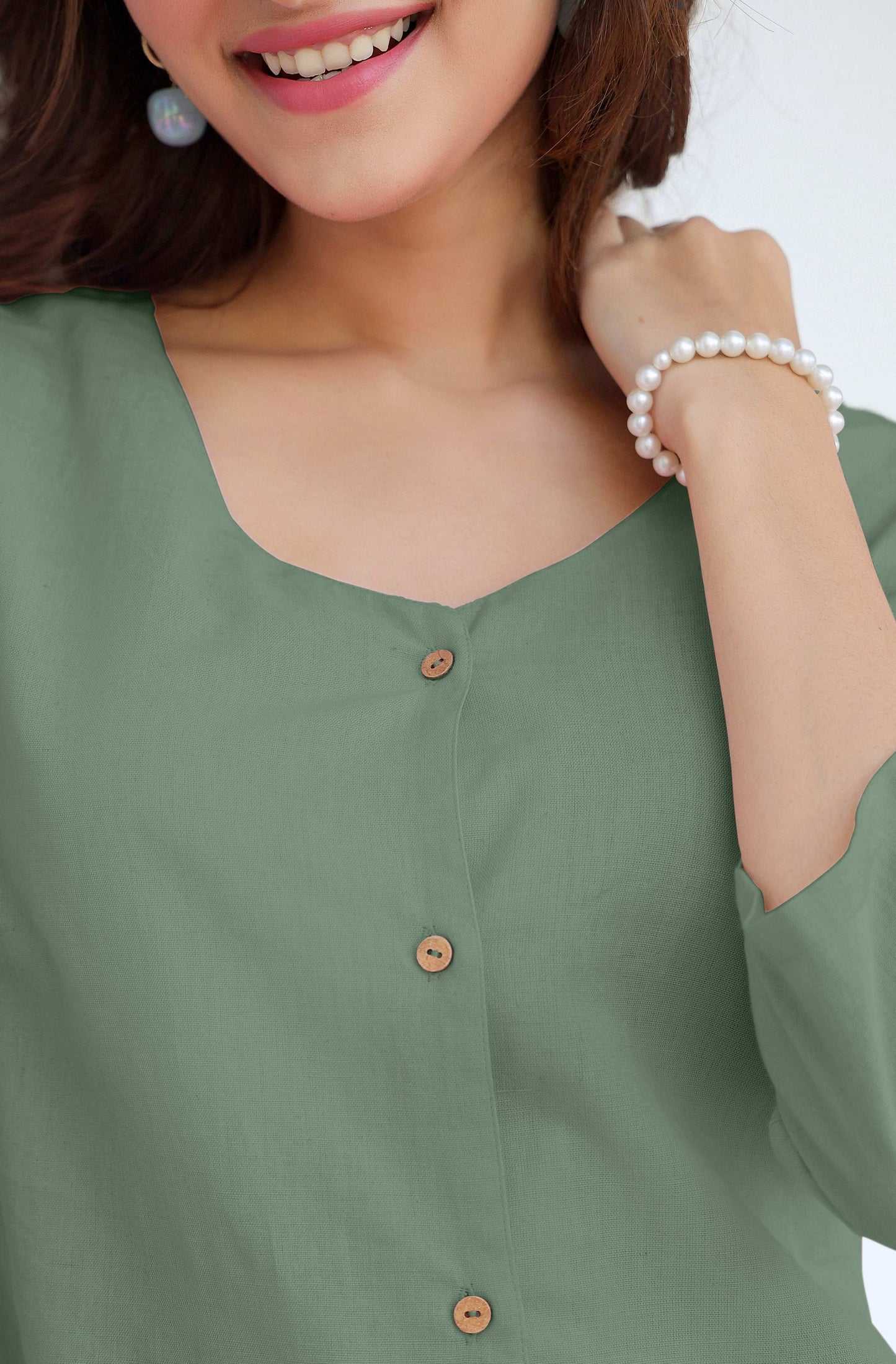 Janasya Light Cotton Solid Straight Dress | Swadesiicart